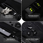 Slim Running Belt Fanny Pack Running Waist Pack for Women & Men,Running Phone Holder Waterproof Running Waist Pack,Running Gear Accessories for Running Walking Cycling Camping Gym (Black)