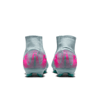 Nike Youth Mercurial Superfly10 Pro FG High-Top Soccer Cleats-Ocean Cube/Pink Blast