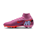 Nike Mercurial Superfly 10 Pro FG High-Top Soccer Cleats-Magic Flamingo/black/total Crimson
