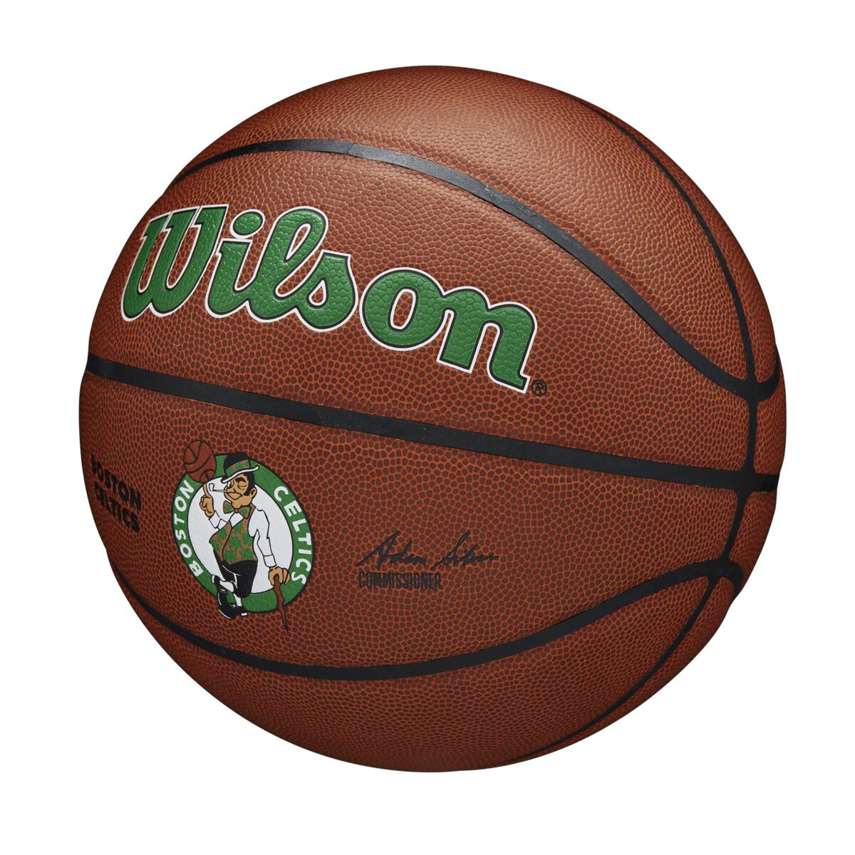 Personalised WILSON - NBA Team Composite Boston Celtics Basketball