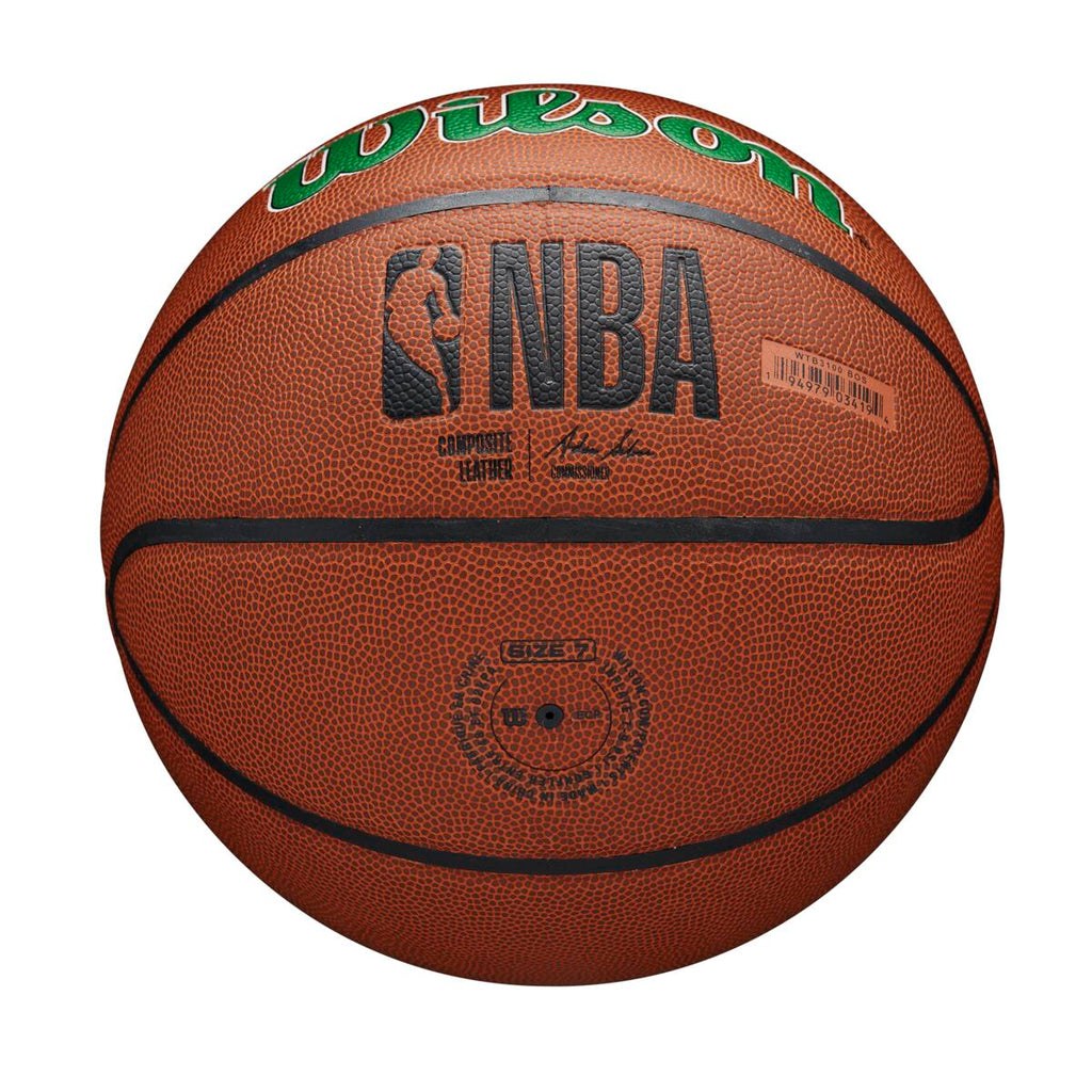 Personalised WILSON - NBA Team Composite Boston Celtics Basketball
